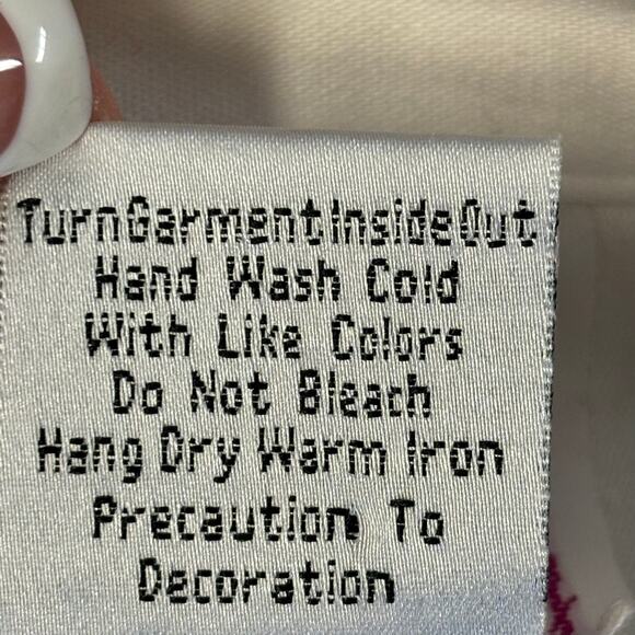 Quacker Factory Fish Women's Medium Embroidered Embellished Full Zip Coat Jacket - Picture 4 of 10